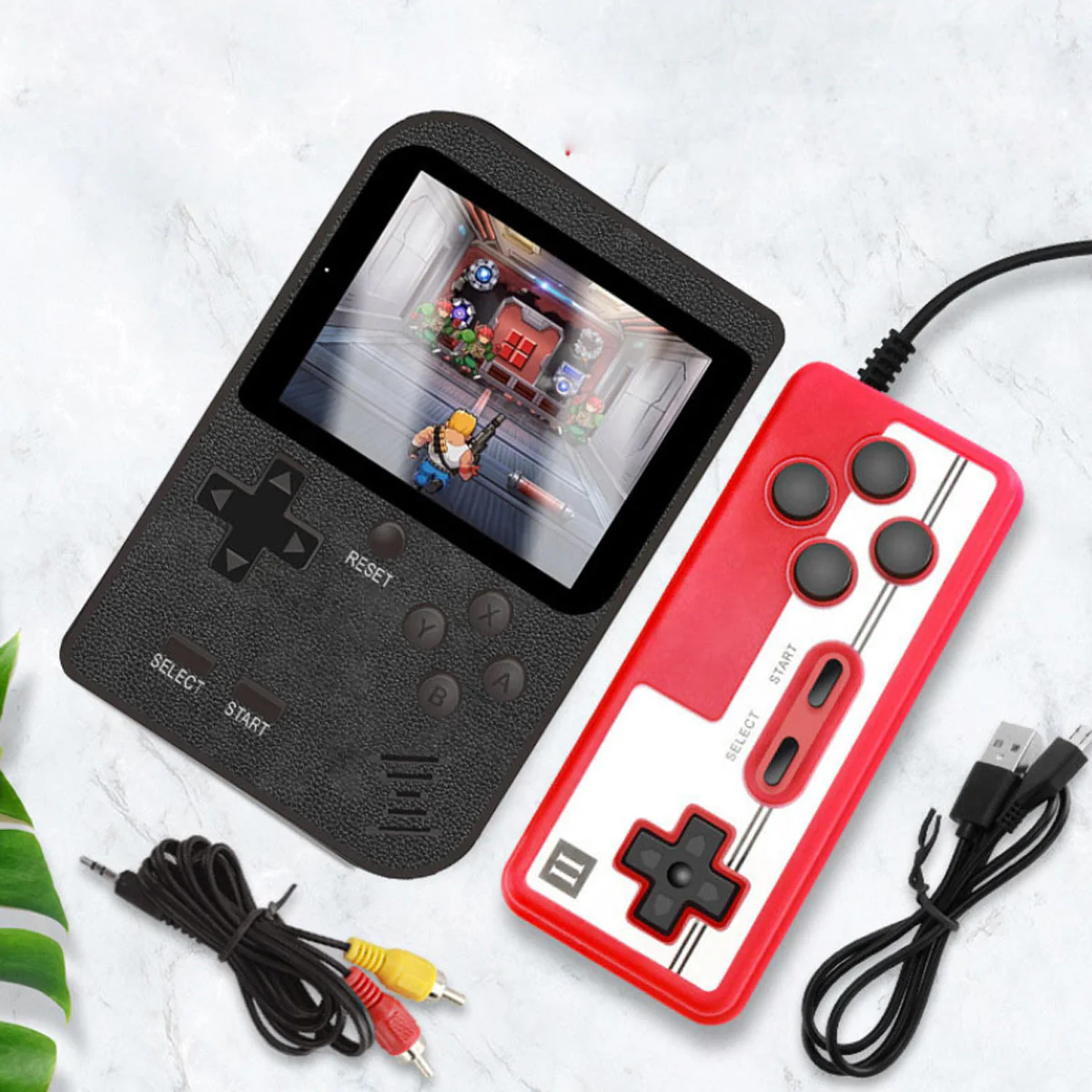 Portable Game Pad With 400 Games Included + Additional Player Controller - Image 9
