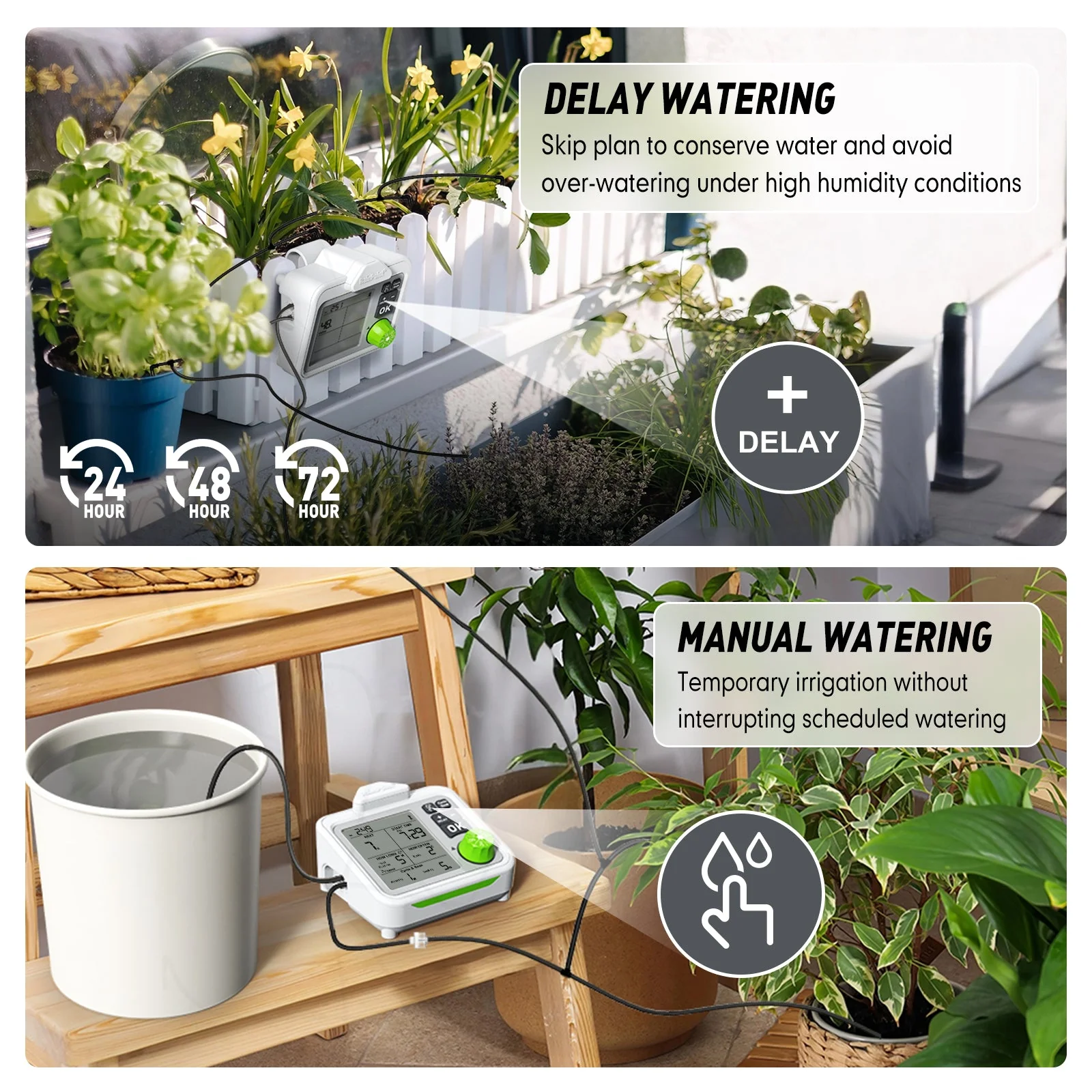RAINPOINT Automatic Plant Watering System With Large Display - Image 6