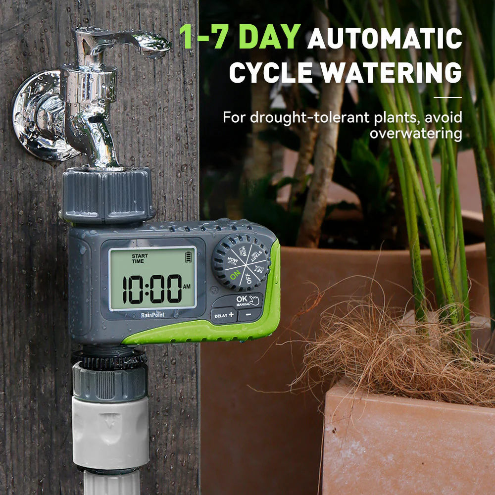 RAINPOINT Single-Outlet Programmable Sprinkler Timer - Image 5