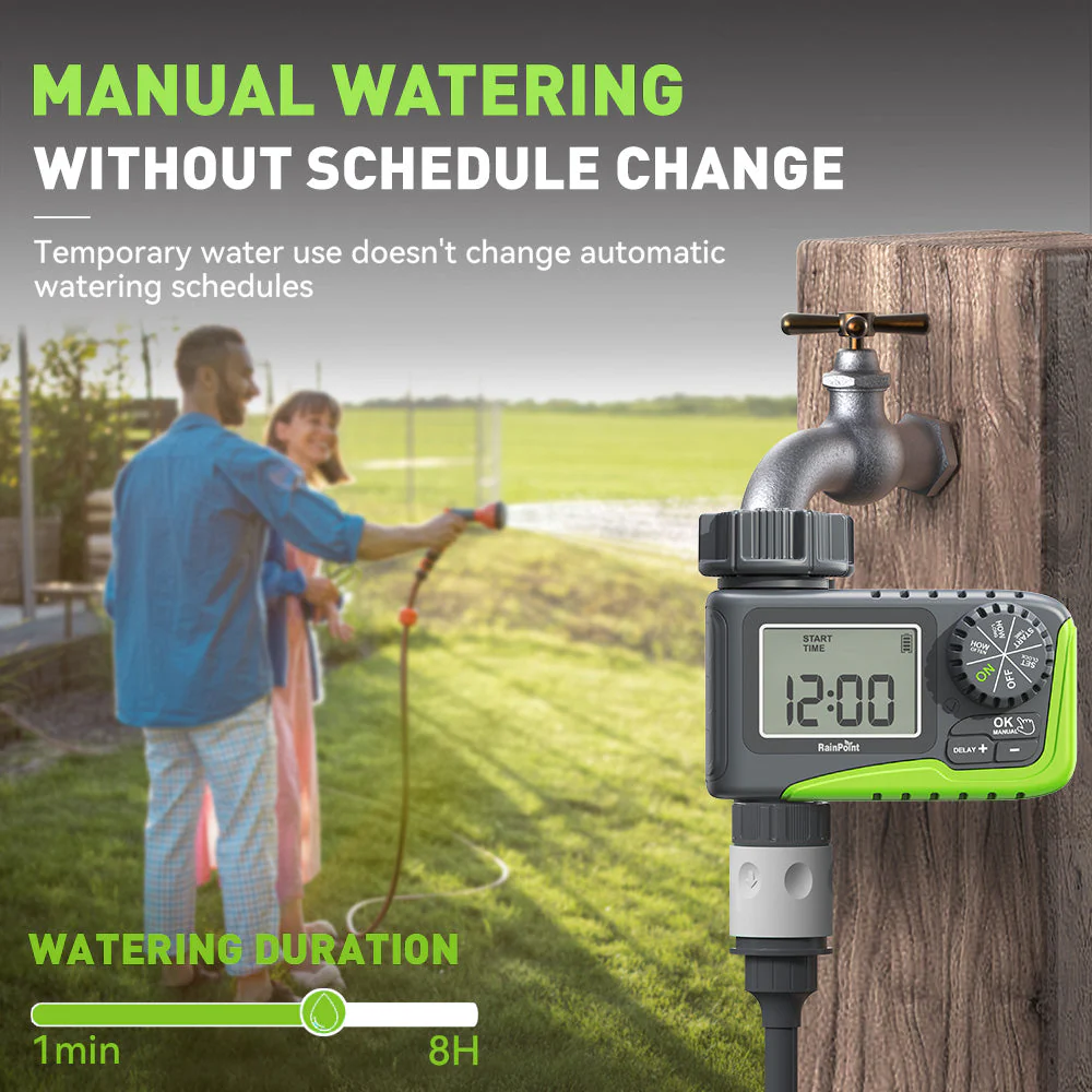 RAINPOINT Single-Outlet Programmable Sprinkler Timer - Image 6