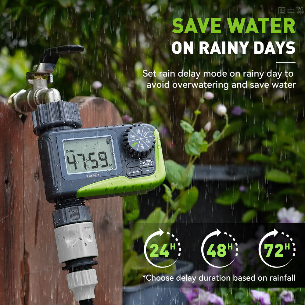 RAINPOINT Single-Outlet Programmable Sprinkler Timer - Image 7