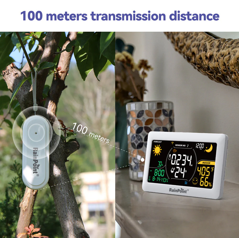 RainPoint Wireless Weather Stations Remote Weather Sensor - Image 2