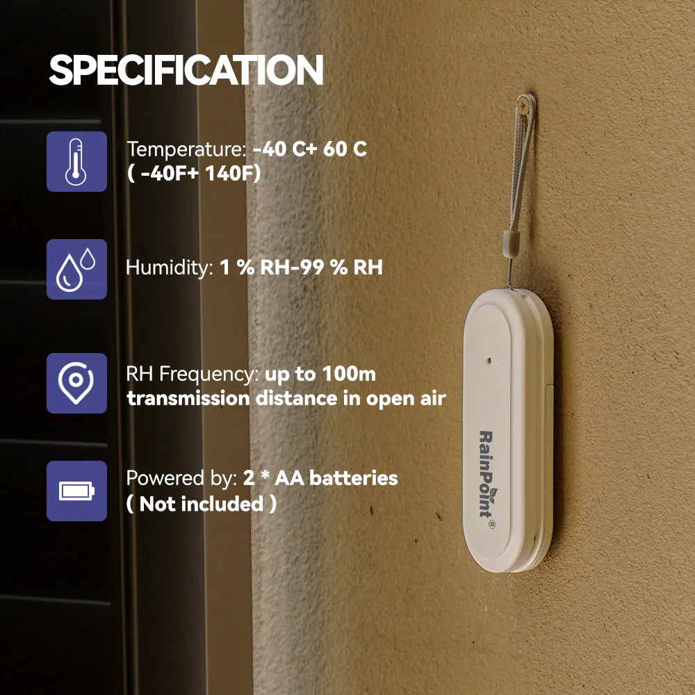 RainPoint Wireless Weather Stations Remote Weather Sensor - Image 3