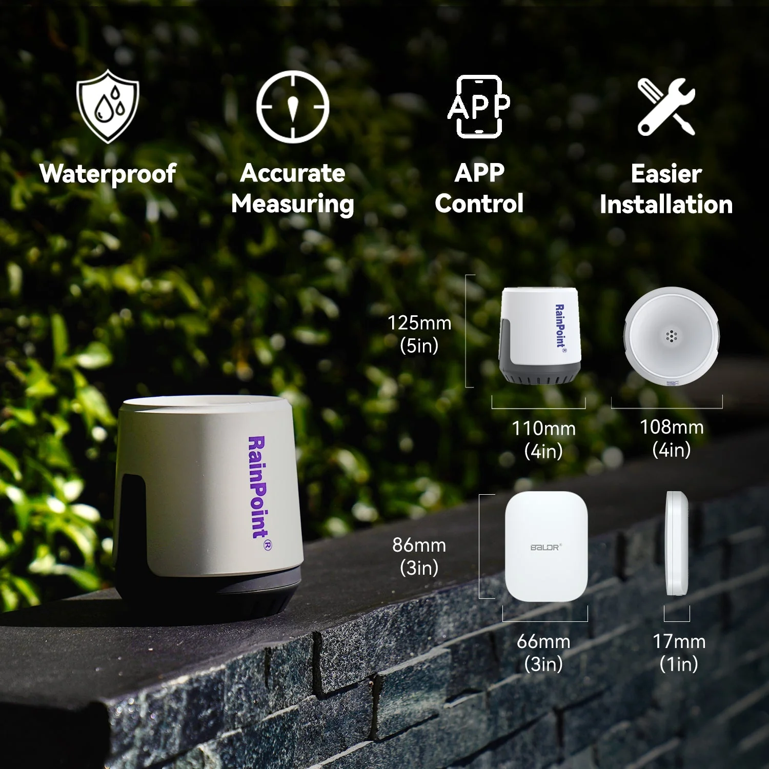 RainPoint Wireless Wi-Fi Digital Rain Gauge - Image 15
