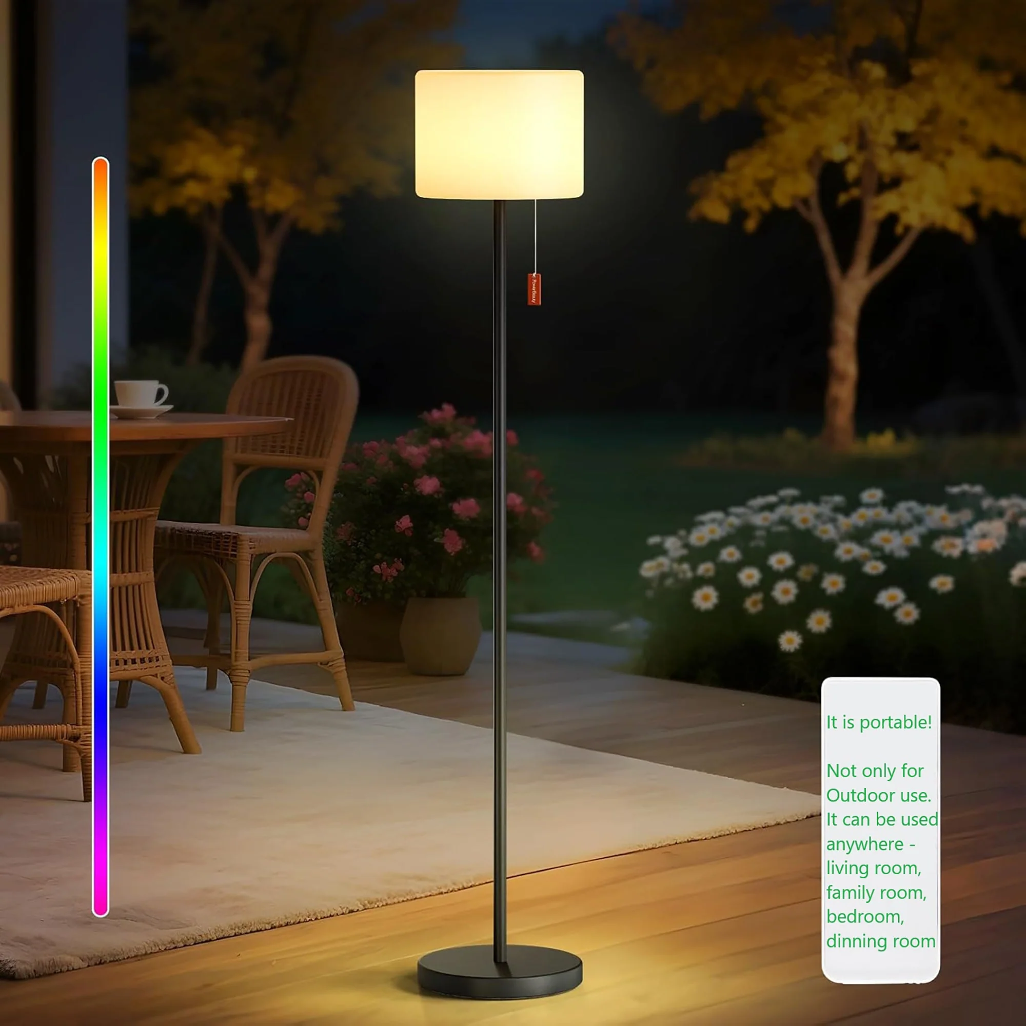 Rechargeable LED Floor Lamp - Image 3
