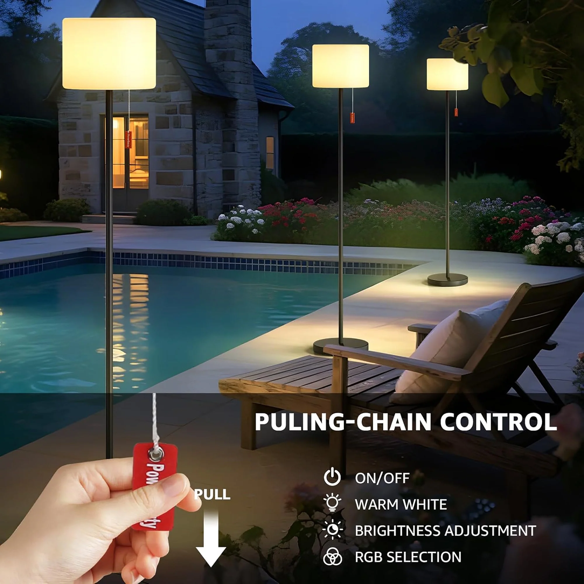 Rechargeable LED Floor Lamp - Image 4