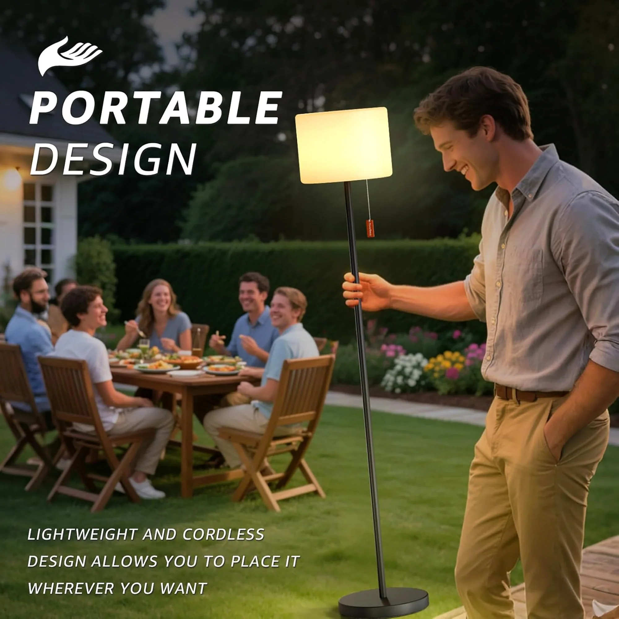 Rechargeable LED Floor Lamp - Image 7