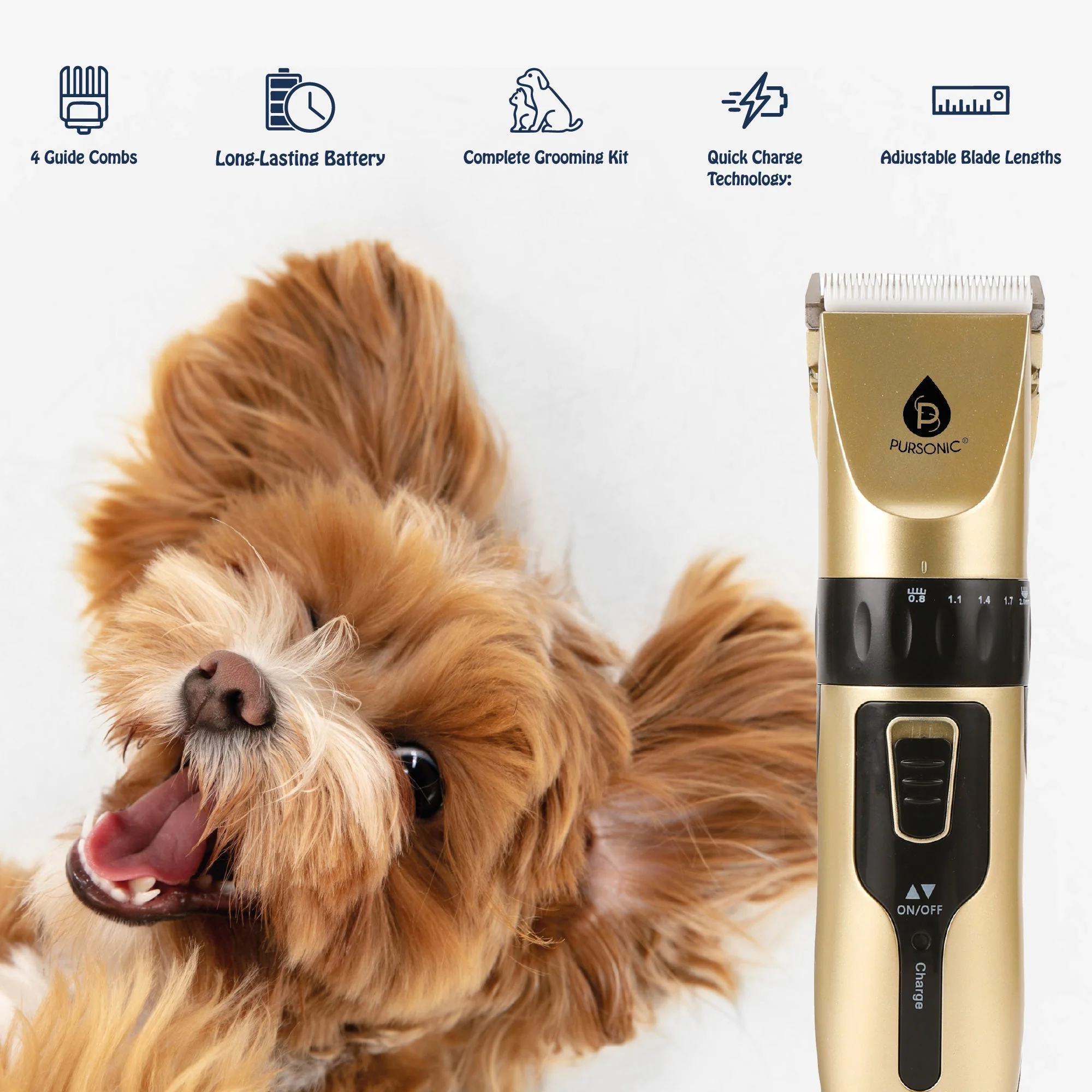 Rechargeable Pet Hair Trimmer – Easy, Safe & Comfortable Grooming at Home - Image 6