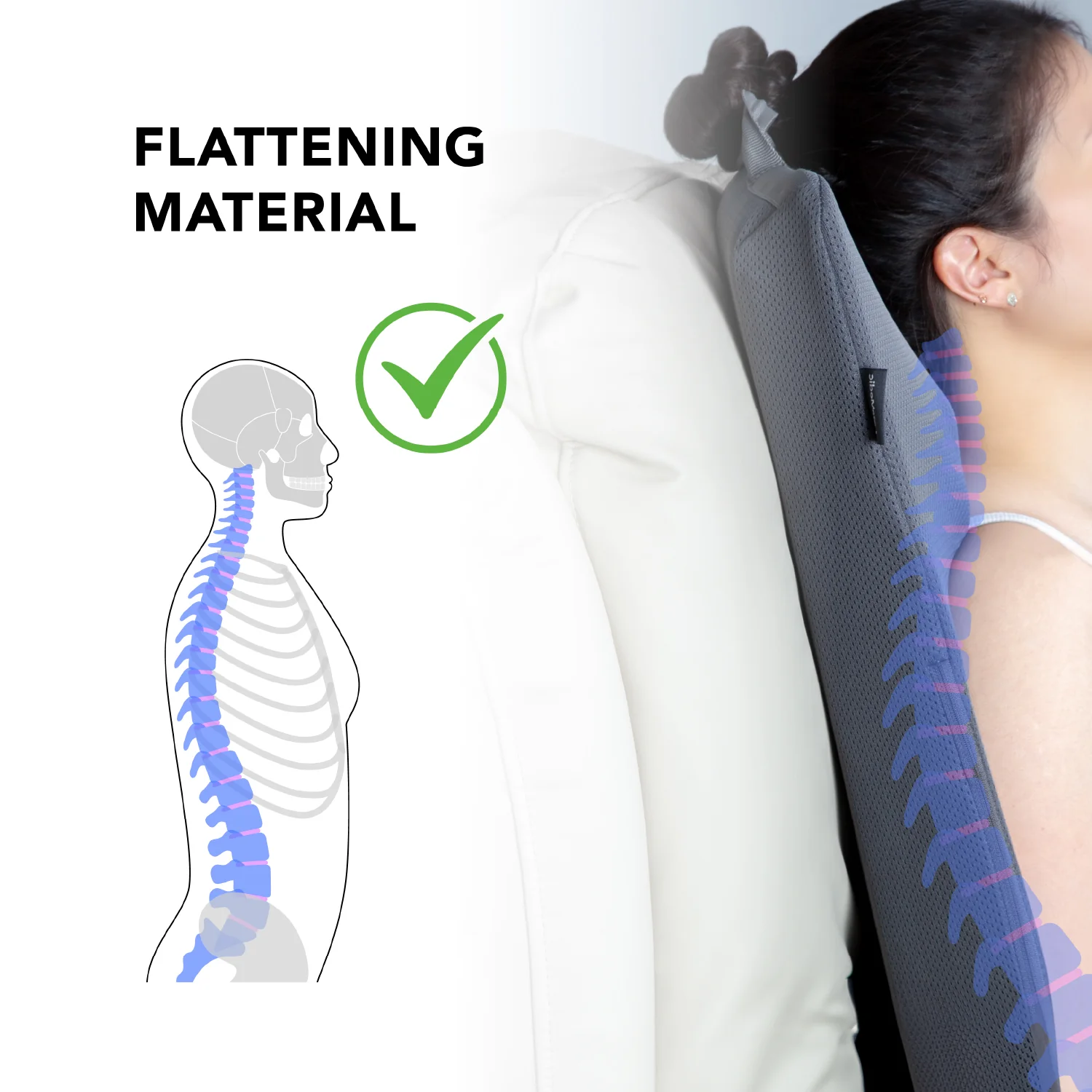 Relaxing Office Chair with Kneading Back Massage Pad & Heating Therapy - Image 5