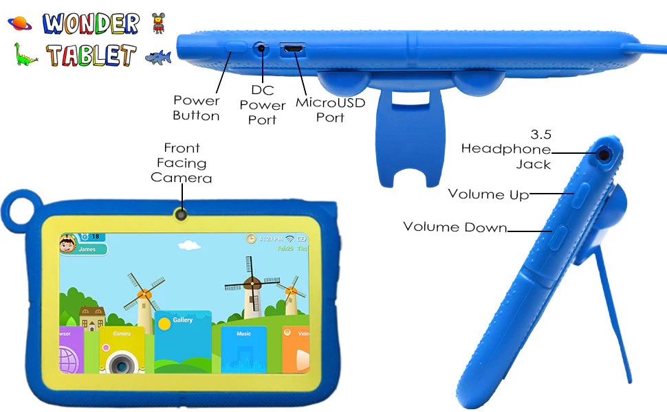 Remote Learning - Kids Tablet With 7 Inch Android 10 OS - Image 8