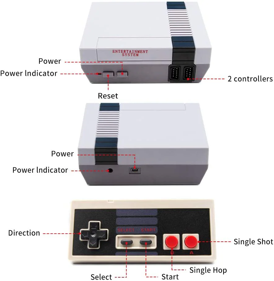 Retro Inspired Game Console 620 Games Loaded - Image 5