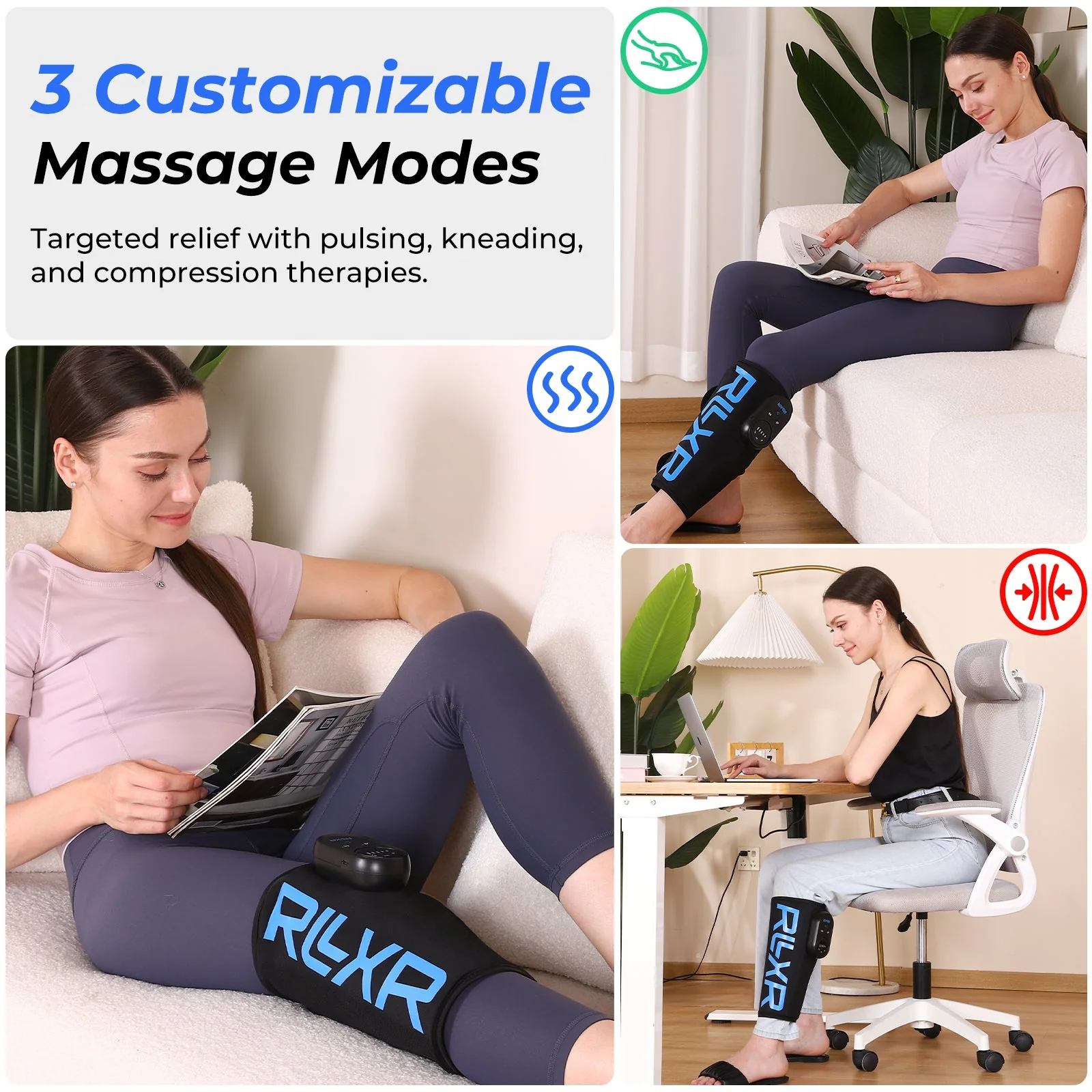 RLXR Air Pressure Leg Massage - Image 3