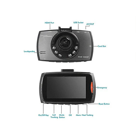 SafetyFirst HD 1080p Car Dash CamCorder With Night Vision - Image 2