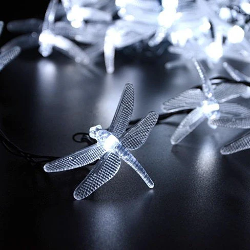 Solar Powered DragonFly LED Light String - Image 4