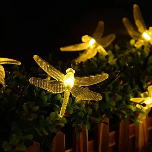 Solar Powered DragonFly LED Light String - Image 5