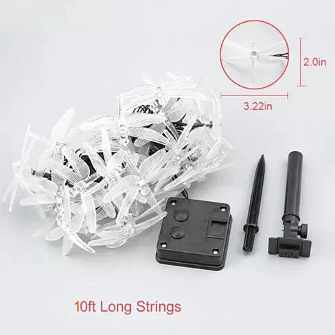 Solar Powered DragonFly LED Light String - Image 6