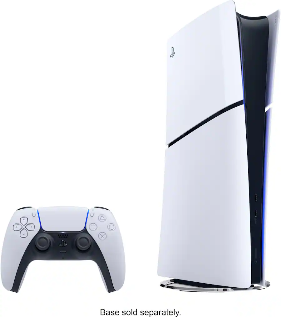 Sony PlayStation 5 Slim Console Digital Edition in White - Image 3