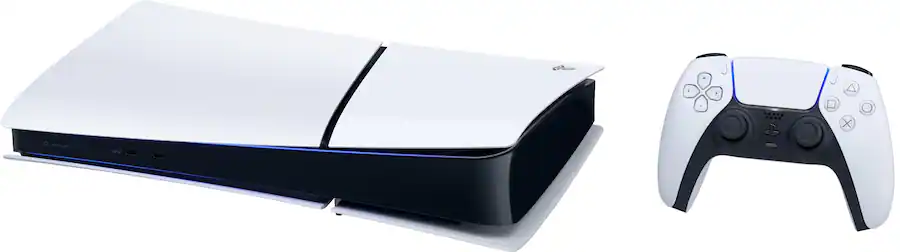 Sony PlayStation 5 Slim Console Digital Edition in White - Image 4