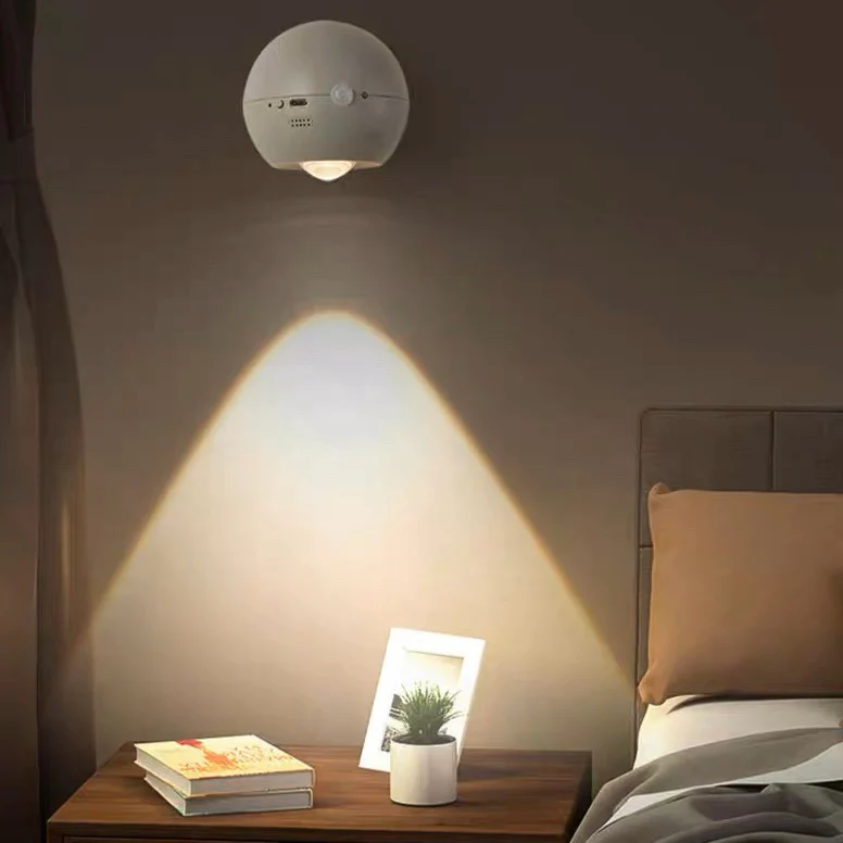 Space Age Motion Sensor Night Light: Punch-free Wall Accent Lighting, Dimmable Nursery Light, Portable Flash Light All-in-One by INSPECIAL HOME - Image 2