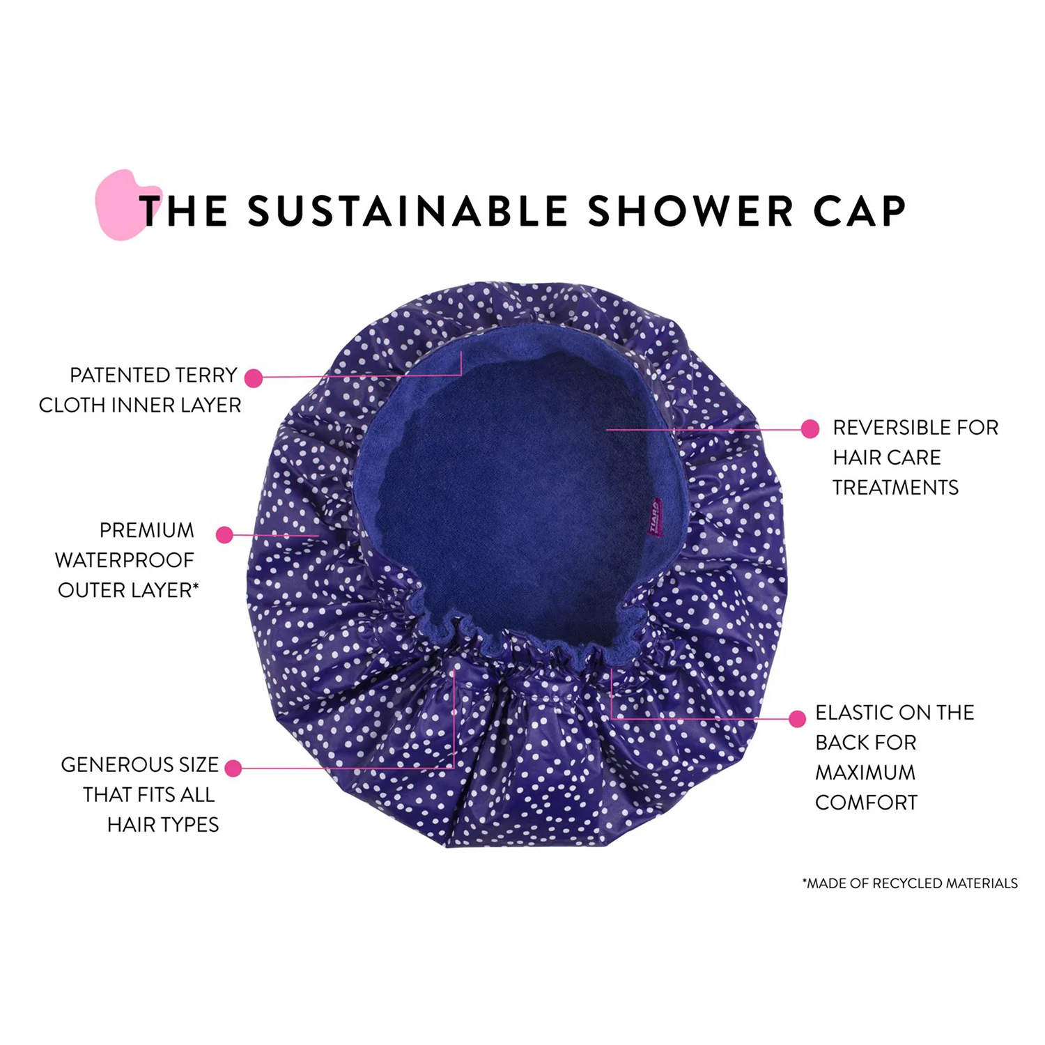 Tiara Shower Cap -The Sustainable Shower Cap - Image 29