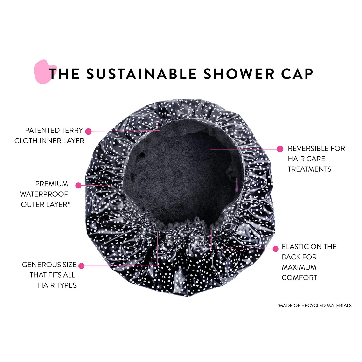 Tiara Shower Cap -The Sustainable Shower Cap - Image 6