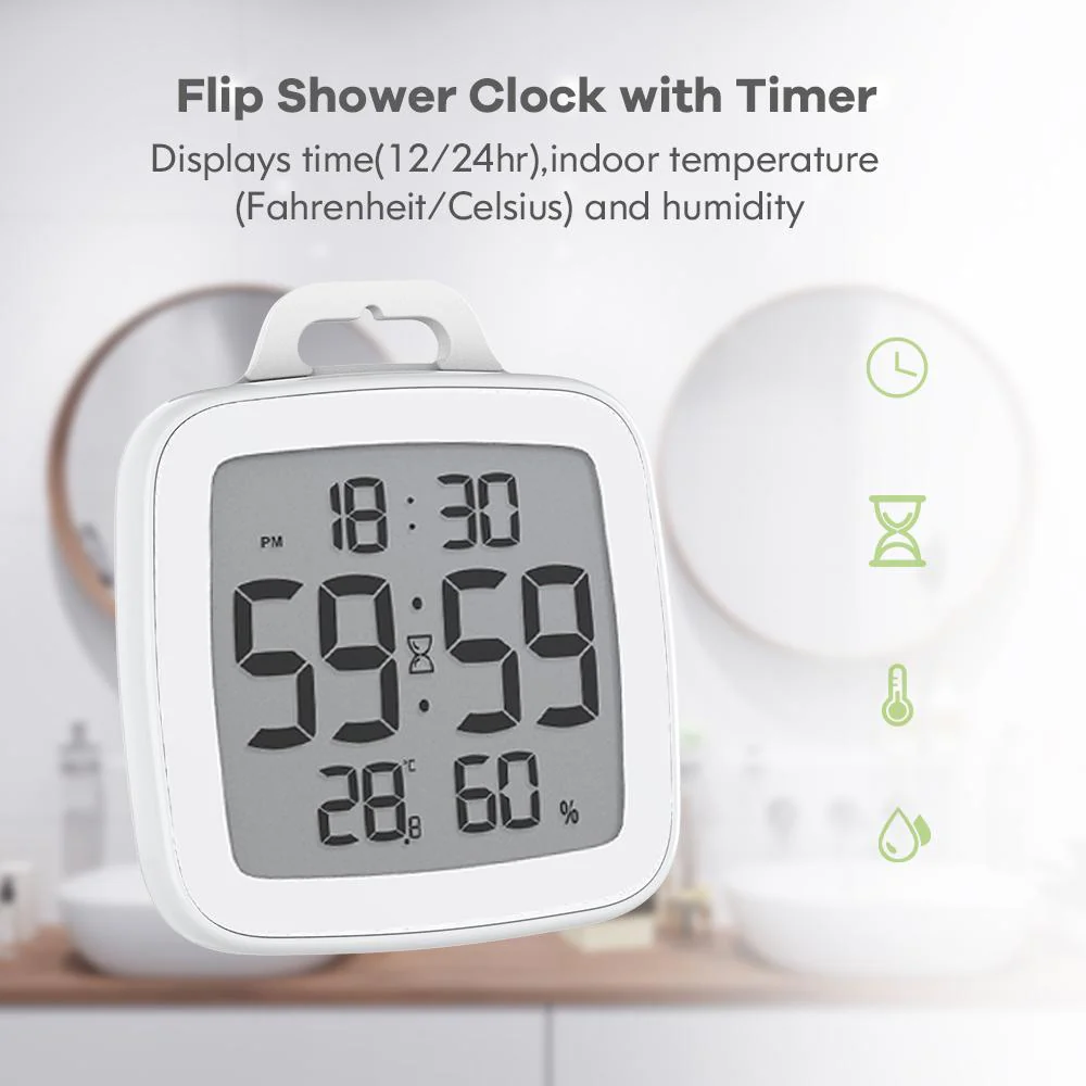 Ultimate Time Display Bundle With Alarm and Shower Clock - Image 7