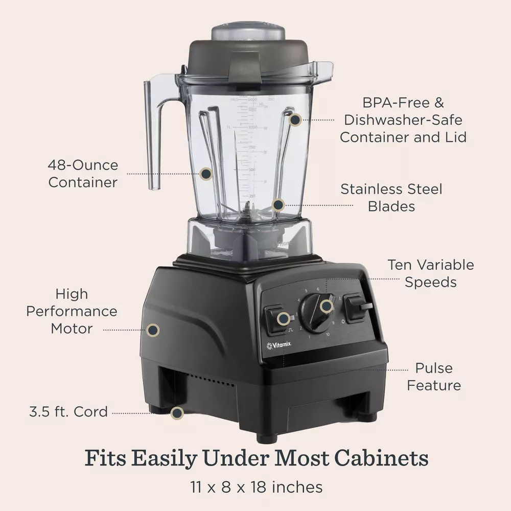 Vitamix E310 Explorian Blender Professional-Grade 48 Oz. Container - Image 5
