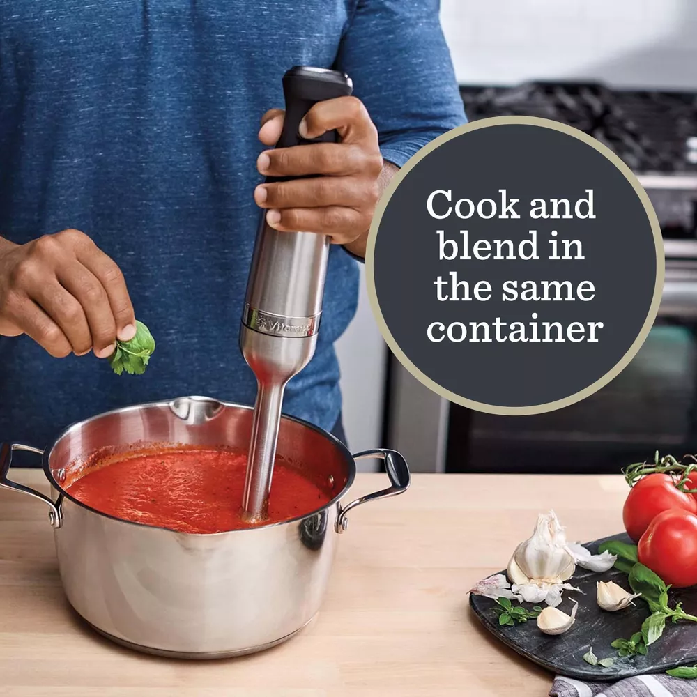 Vitamix Immersion 5-Speed Stainless Steel Hand Blender in Silver/Black - Image 5