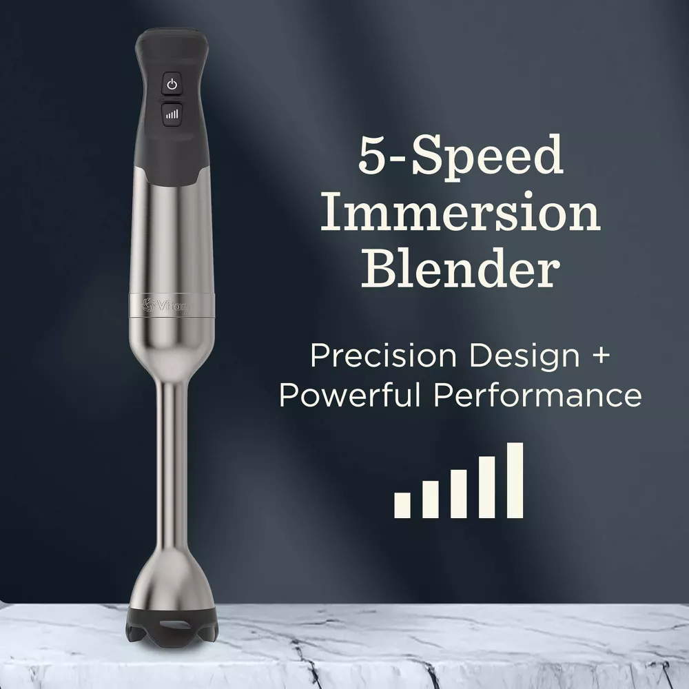 Vitamix Immersion 5-Speed Stainless Steel Hand Blender in Silver/Black - Image 8