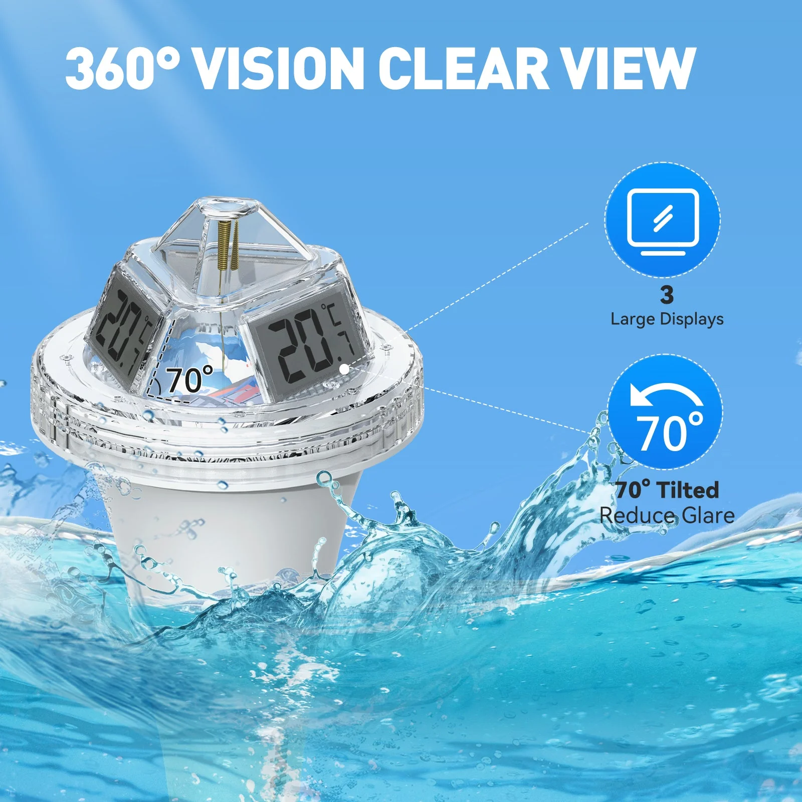 Wireless Pool Thermometer – Accurate Swimming Pool & Pond Temperature Monitor - Image 12