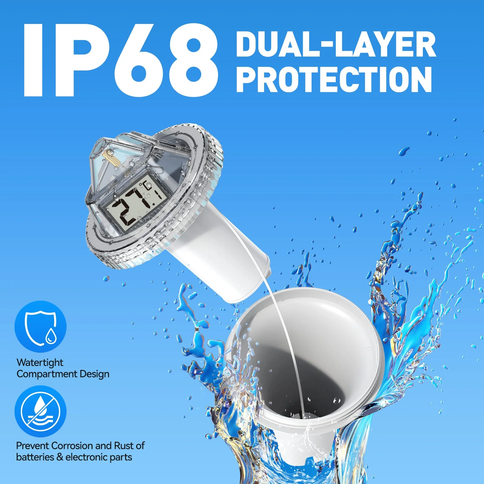 Wireless Pool Thermometer – Accurate Swimming Pool & Pond Temperature Monitor - Image 8