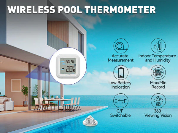 Wireless Pool Thermometer – Accurate Swimming Pool & Pond Temperature Monitor - Image 9