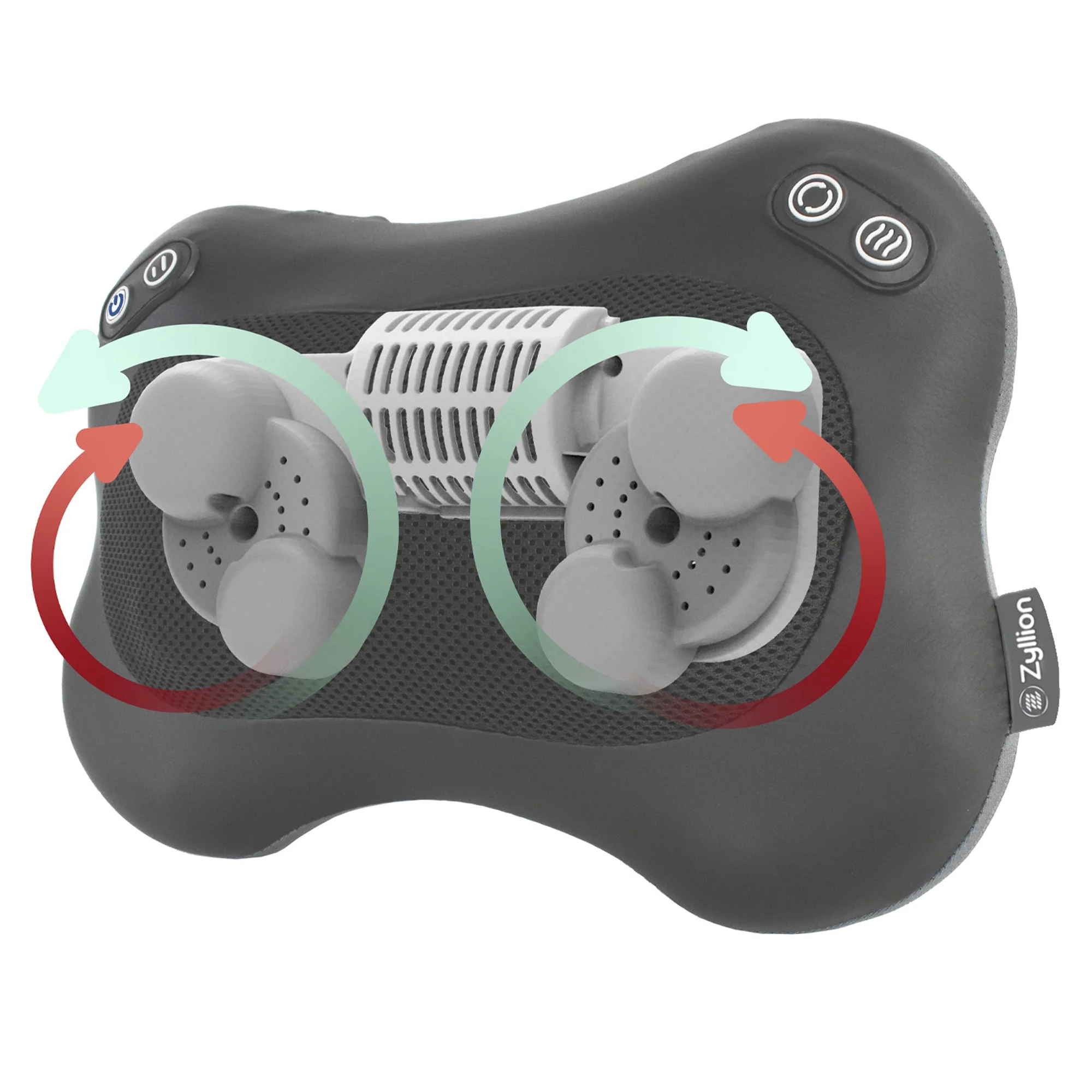Rechargeable Shiatsu Back and Neck Massager Pillow with Heat - Image 9